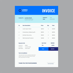  Minimalist Invoice Template