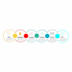 Wall Mural - business data visualization. timeline infographic icon designed for abstract background template