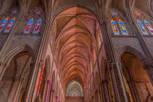 The Interior Of The National Pledge Cathedral In Quito, Ecuador