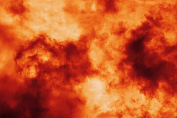 Wall Mural - the red sky background looked like smoke and fire. bomb violent. for wallpaper, backdrop and design.