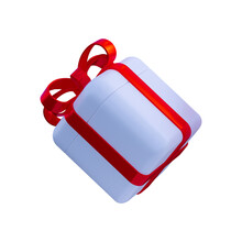 3d Illustration Gift Box Icon Isolated