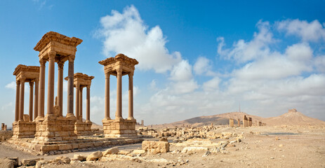 Wall Mural - Palmyra Tetrapylon Syria