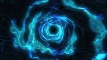 Abstract  Fantasy Background Energy Wave Tunnel Shiny Form Loop