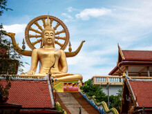 Gran Buda Dorado De La Isla Koh Samui, En Tailandia