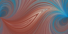 Desktop Wallpaper Abstract Background Blue Brown Color Curved Line Twist