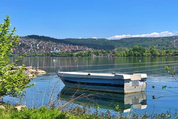 View of Sapanca Lake in Sakarya, Turkey.