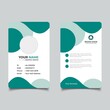 Modern and Clean Business id Card Template Design