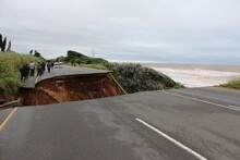 Damage When M4 Freeway Was Washed Away In Floods In Tongaat, Durban, KwaZulu Natal, South Africa, 21 May 2022