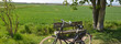 Radfahren im Frühling, Panorama, Region Hannover, Felder zwischen Weetzen und Ronnenberg