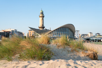 Wall Mural - warnemünde lighthouse, rostock, mecklenburg-vorpommern, germany