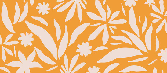 monochromatic nature inspired shapes-doodle collection. cute botanical shapes, random childish doodl