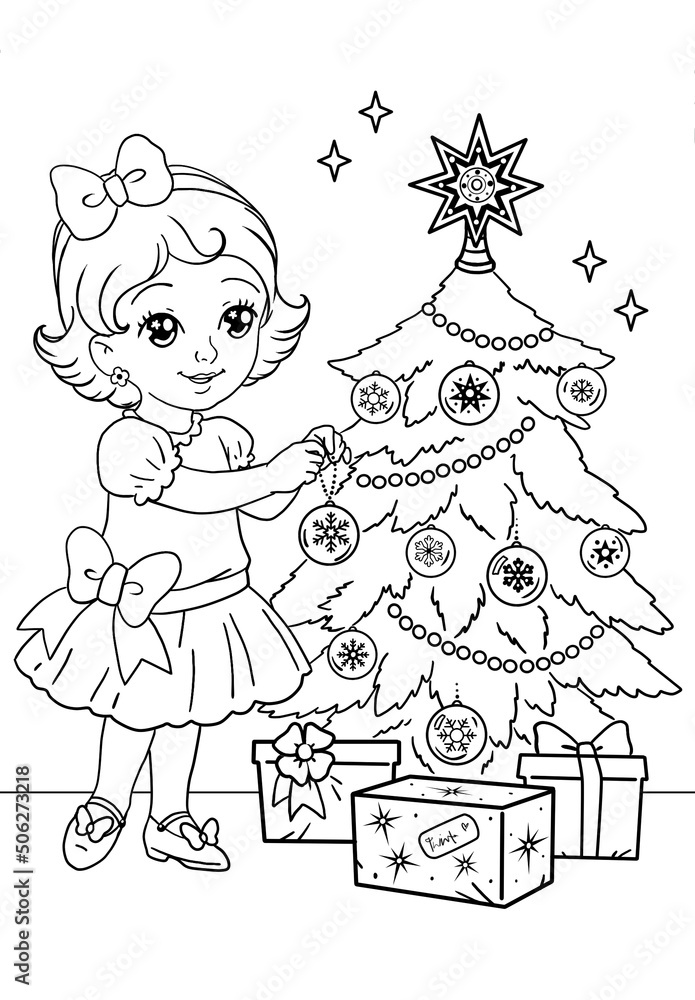 christmas dress coloring pages Christmas dress coloring pages