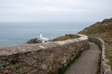South Stack Lighthouse On Anglesey Island, North Wales, UK