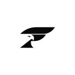 Eagle logo. Eagle icon. Eagle head. Falcon logo. Falcon vector