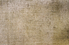 Background, Texture Of Coarse Fabric, Dense Burlap Close-up. Photography, Abstraction.