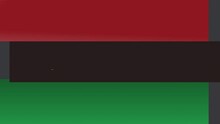 Black Red And Green Colored Juneteenth Lower Third Animation With Written