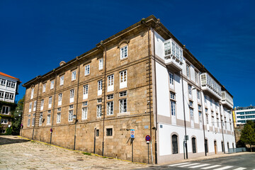 Wall Mural - Traditional architecture in A Coruna - Galicia, Spain