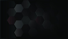 Abstract Background With Hexagons