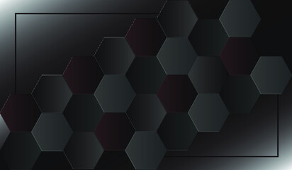 abstract hexagon background