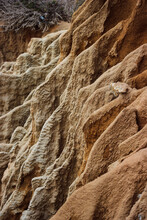 Gradual Change, Gradient Color On Rocks In The Desert