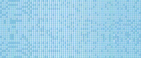blue colored vector illustration of mosaic pattern texture background