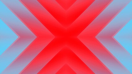 Poster - Abstract wavy background with trendy gradient 3d rendering loop animation 4K
