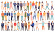© zolotons - people set flat design, , isolated, vector