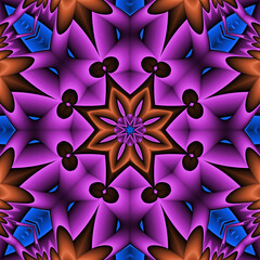 Wall Mural - 3d effect - abstract polygonal geometric graphic