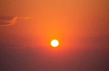 Orange Morning Beach Sunrise