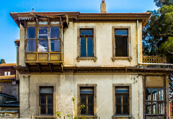 facade of an old building