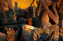 Indonesia, Bali, Traditional Crafts, Statues, Wood Carvings, Stone Carvings