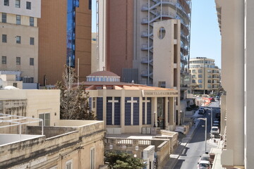 Wall Mural - Streets of Paceville in St Julian's, Malta on a sunny day