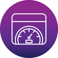 Poster - Speedometer Icon 