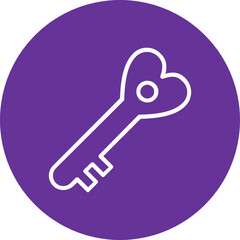 Canvas Print - Key Icon 