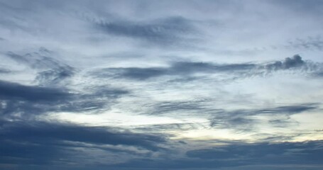 Wall Mural - Black clouds formed a storm in the sky.