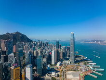 Top View Of Hong Kong City