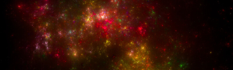 Wall Mural - banner star field background . starry outer space background texture . colorful starry night sky out