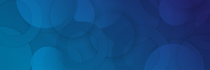 Abstract blue banner geometric shapes background. Vector abstract graphic design banner pattern presentation background web template.