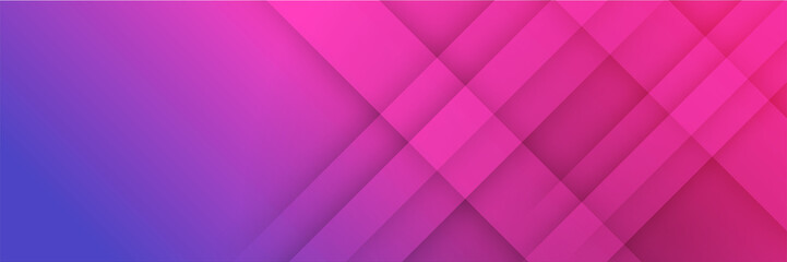 Wall Mural - abstract pink purple banner geometric shapes background. vector abstract graphic design banner patte
