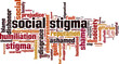 Social stigma word cloud