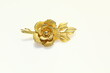 Vintage flower multi layers ornate brooch pin vintage costume jewelry accessory
