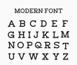 © Hunter Leader - Modern alphabet letters font. Elegant Classic Minimal Font.