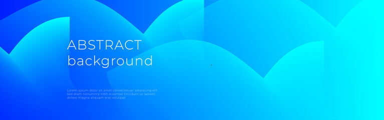 abstract geometric blue light business minimal gradient color vector long banner background copy spa