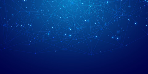 Abstract technology background. Big data concept.