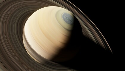 Wall Mural - the spectacular rings of the planet saturn. elements of this image were furnished by nasa.