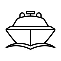 Sticker - Motor Yacht Icon