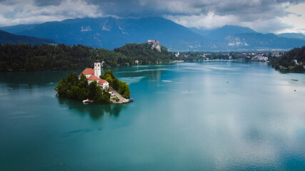 Poster - Lake Bled in Slovenia