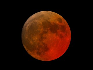 Wall Mural - super blood moon total eclipse