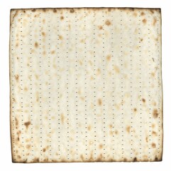 Sticker - matzah unleavened bread baked food isolated over white