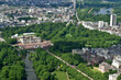 Buckingham Palace and St. James's park from the air, London tourist spots